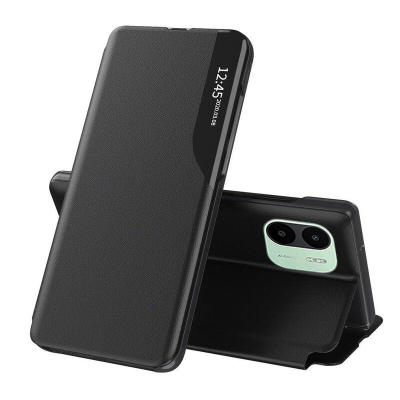 Husa de protectie Techsuit eFold Series compatibila cu Xiaomi Redmi A2, acoperire spate, negru