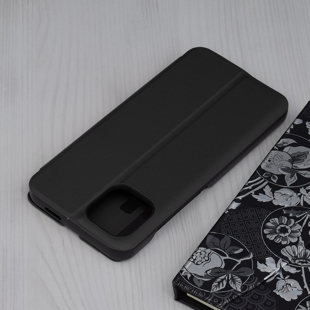 Husa de protectie Techsuit eFold Series compatibila cu Xiaomi Redmi Note 10 4G, acoperire spate, negru