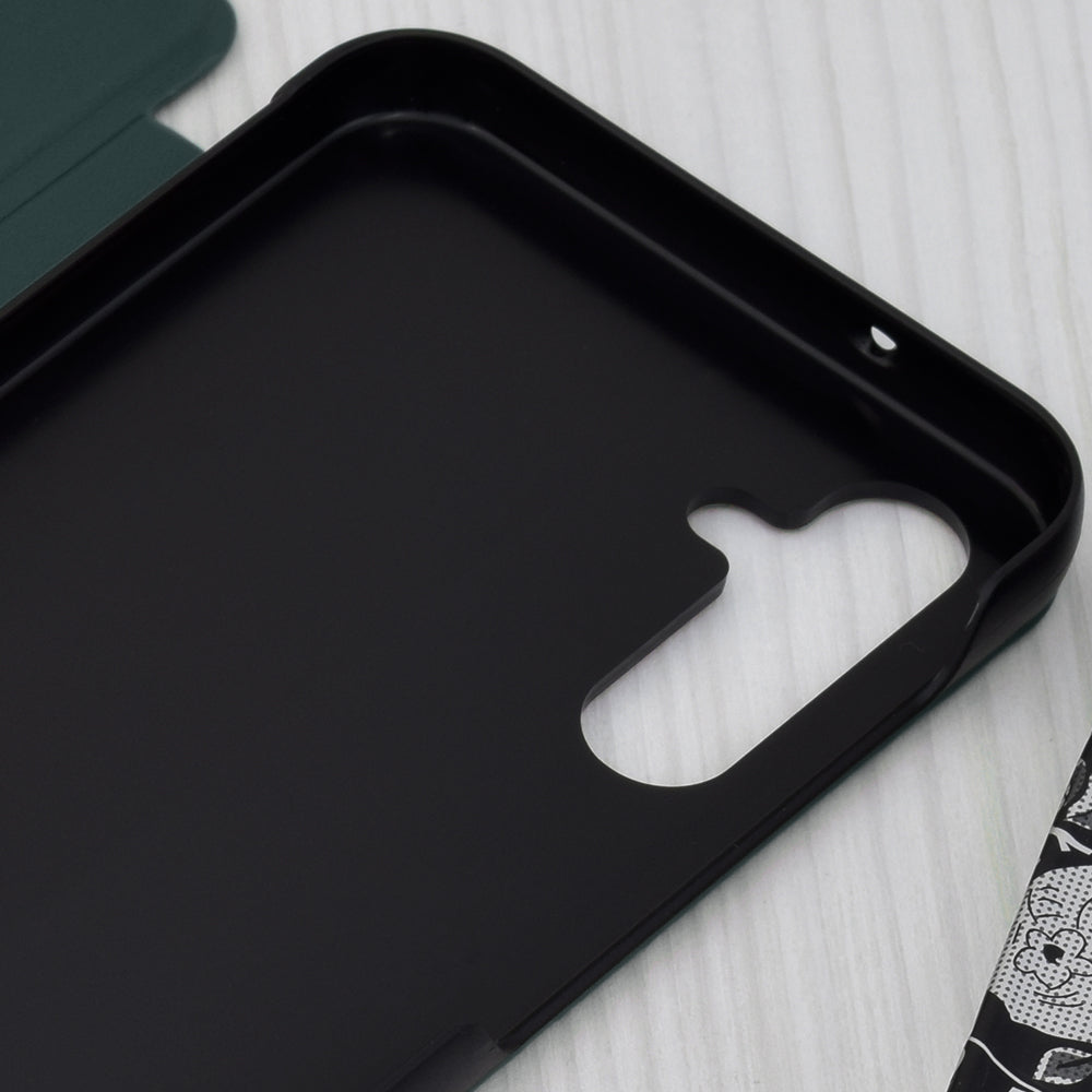 Husa de protectie Techsuit eFold Series compatibila cu Samsung Galaxy A14 5G, acoperire spate, verde inchis
