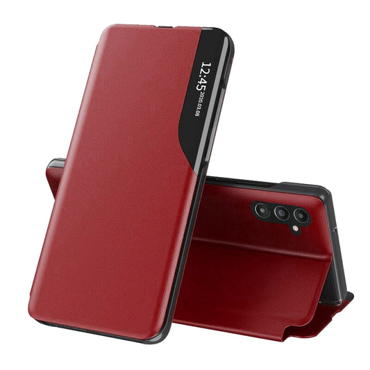 Husa de protectie Techsuit eFold Series compatibila cu Samsung Galaxy A14 4G, acoperire spate, rosu