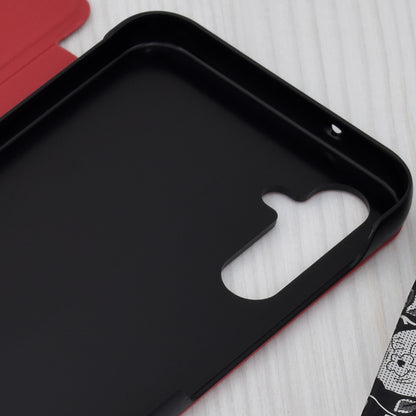 Husa de protectie Techsuit eFold Series compatibila cu Samsung Galaxy A14 5G, acoperire spate, rosu