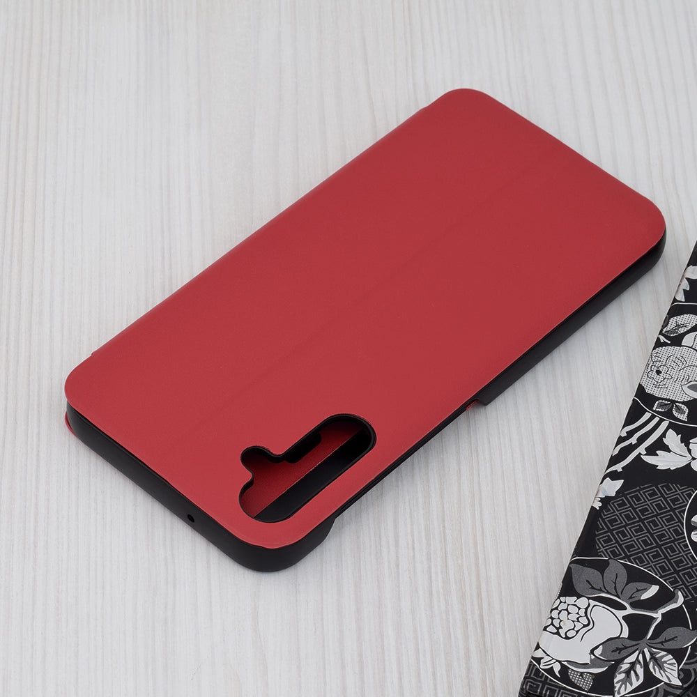 Husa de protectie Techsuit eFold Series compatibila cu Samsung Galaxy A14 5G, acoperire spate, rosu