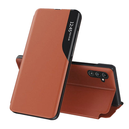 Husa de protectie Techsuit eFold Series compatibila cu Samsung Galaxy A14 4G, acoperire spate, oranj