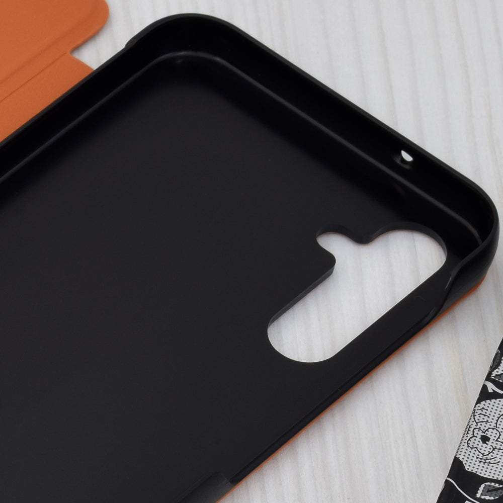 Husa de protectie Techsuit eFold Series compatibila cu Samsung Galaxy A14 5G, acoperire spate, oranj