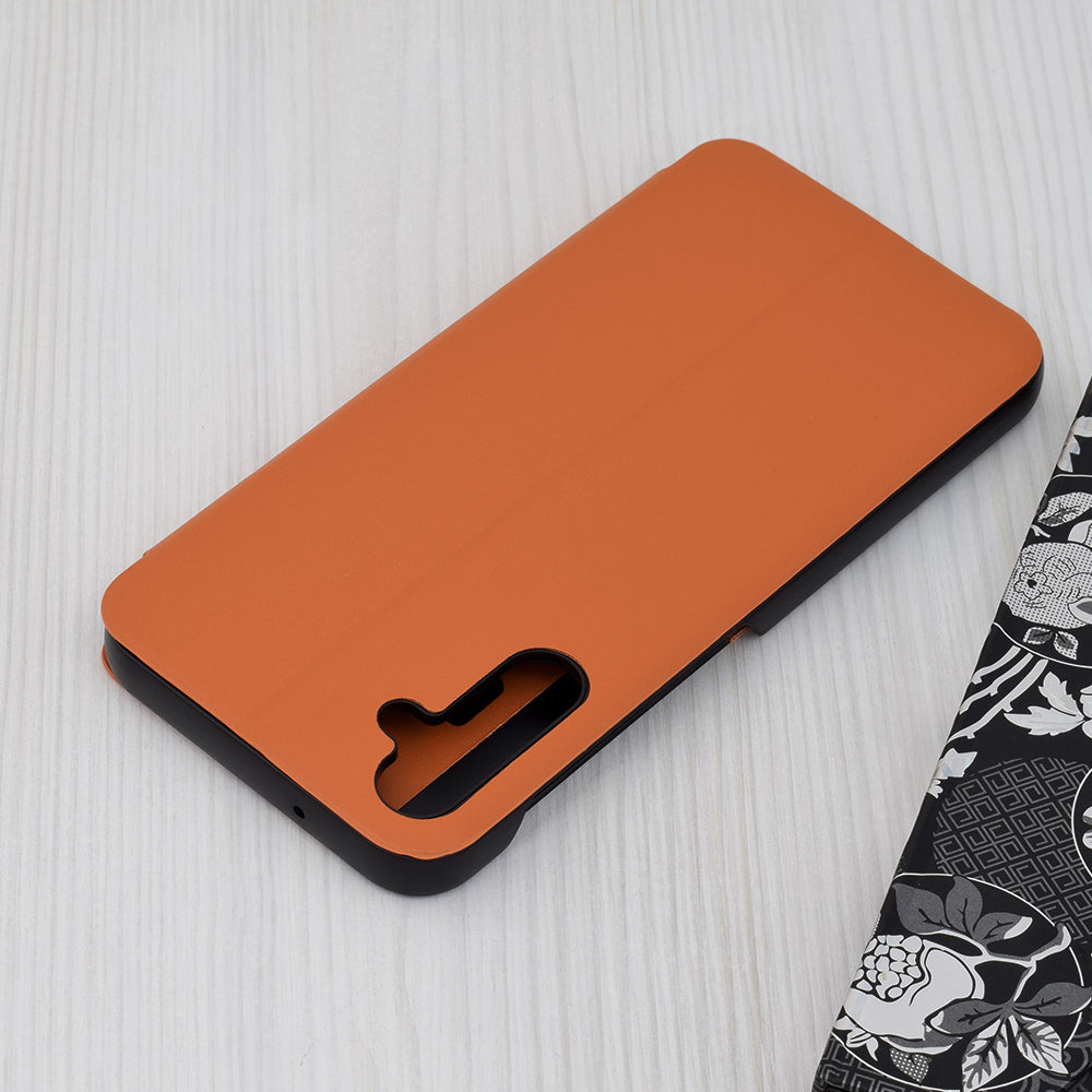 Husa de protectie Techsuit eFold Series compatibila cu Samsung Galaxy A14 5G, acoperire spate, oranj