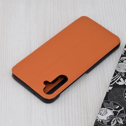 Husa de protectie Techsuit eFold Series compatibila cu Samsung Galaxy A14 5G, acoperire spate, oranj