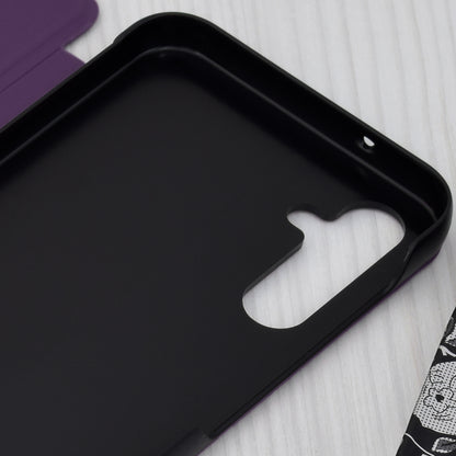Husa de protectie Techsuit eFold Series compatibila cu Samsung Galaxy A14 5G, acoperire spate, mov