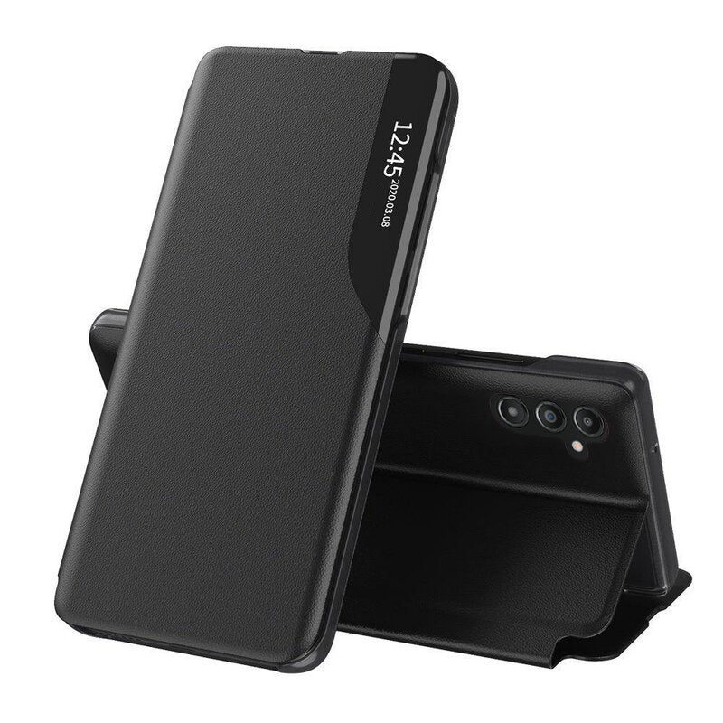 Husa de protectie Techsuit eFold Series compatibila cu Samsung Galaxy A14 4G, acoperire spate, negru