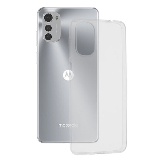 Husa de protectie Techsuit Clear Silicone compatibila cu Motorola Moto E32, acoperire spate, transparent