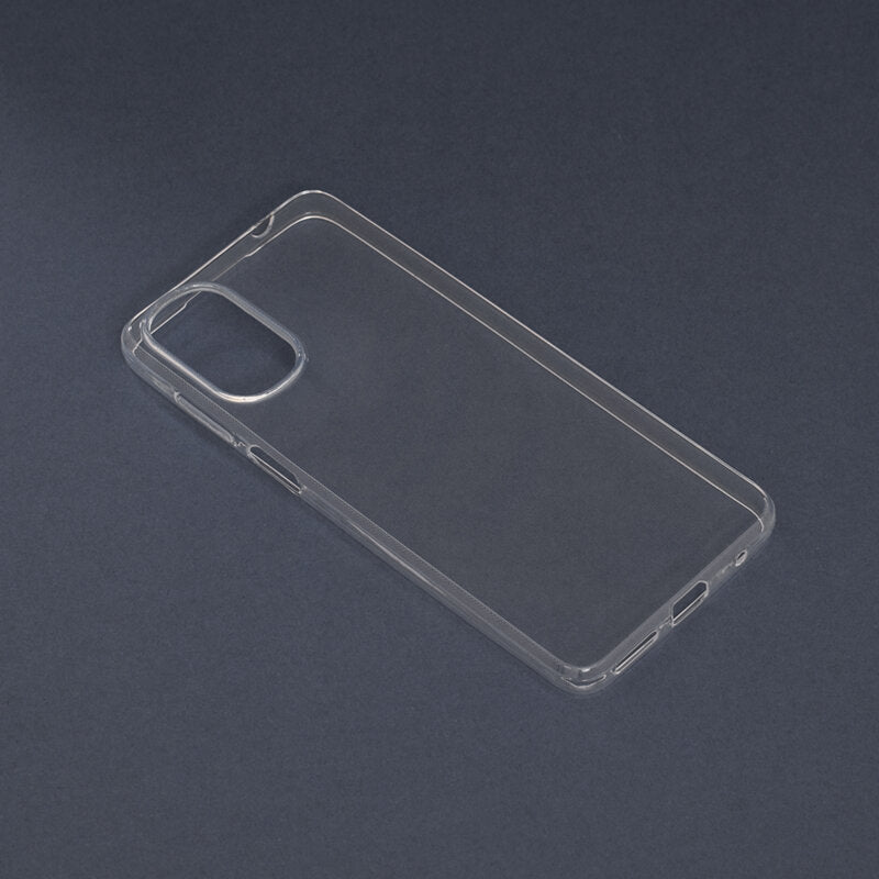 Husa de protectie Techsuit Clear Silicone compatibila cu Motorola Moto E32s, acoperire spate, transparent