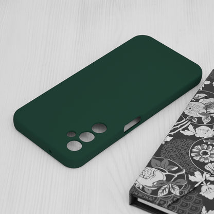 Husa de protectie Techsuit Soft Edge Silicone compatibila cu Samsung Galaxy A14 5G, acoperire spate, verde inchis