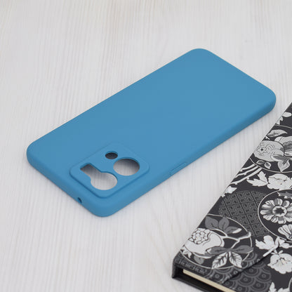 Husa de protectie Techsuit Soft Edge Silicone compatibila cu Oppo Reno7 4G, acoperire spate, albastru deschis