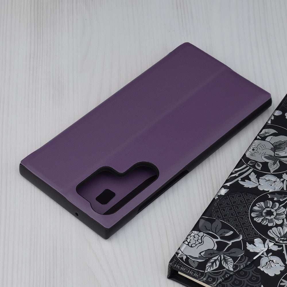 Husa de protectie Techsuit eFold Series compatibila cu Samsung Galaxy S23 Ultra, acoperire spate, mov