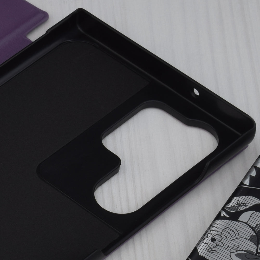 Husa de protectie Techsuit eFold Series compatibila cu Samsung Galaxy S23 Ultra, acoperire spate, mov