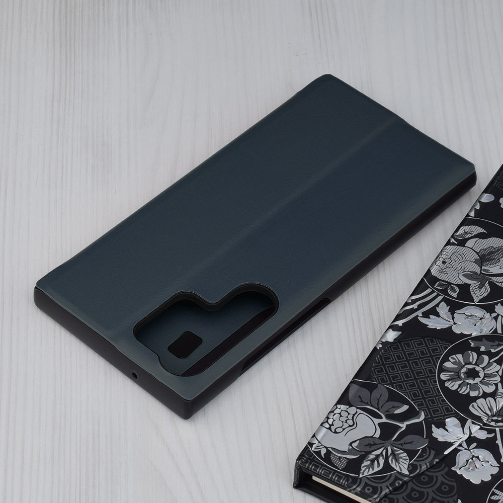 Husa de protectie Techsuit eFold Series compatibila cu Samsung Galaxy S23 Ultra, acoperire spate, albastru