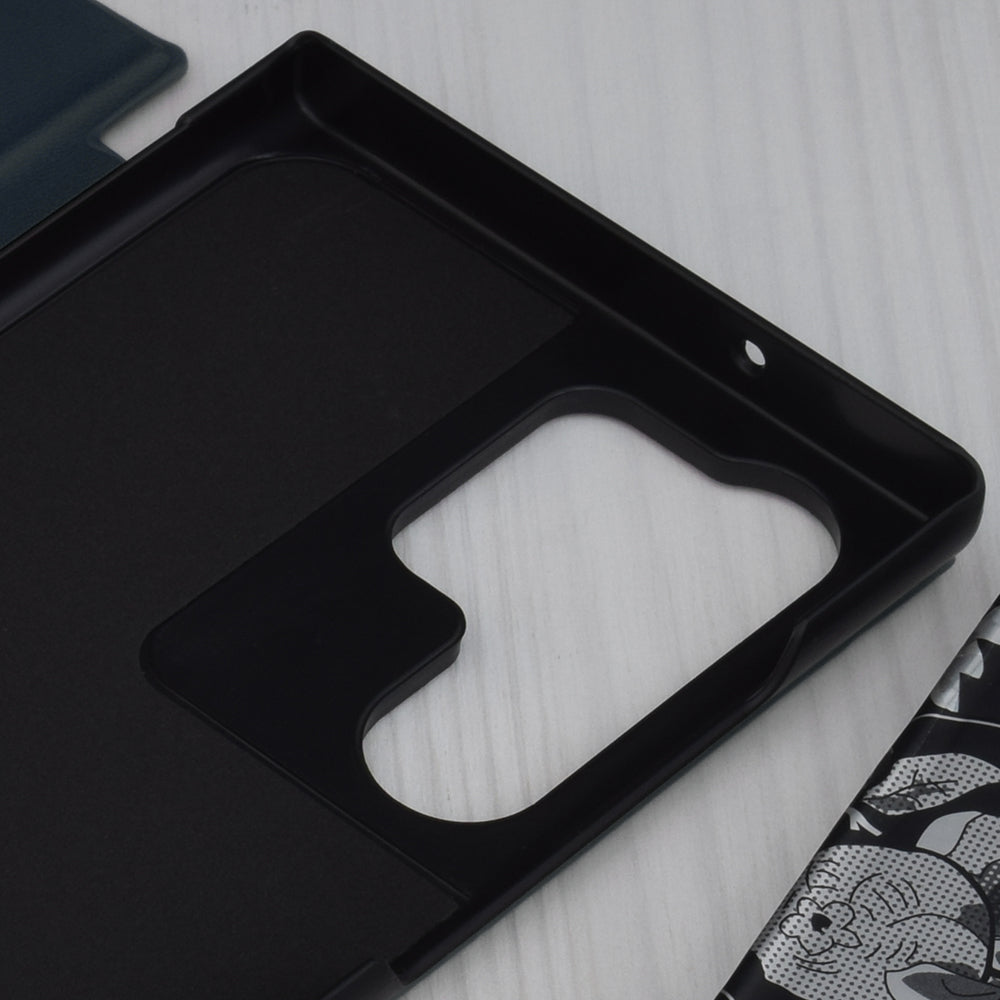 Husa de protectie Techsuit eFold Series compatibila cu Samsung Galaxy S23 Ultra, acoperire spate, albastru
