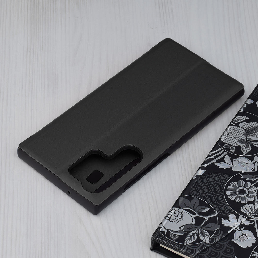 Husa de protectie Techsuit eFold Series compatibila cu Samsung Galaxy S23 Ultra, acoperire spate, negru