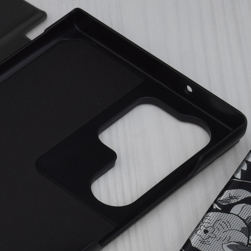Husa de protectie Techsuit eFold Series compatibila cu Samsung Galaxy S23 Ultra, acoperire spate, negru