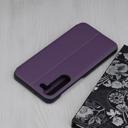 Husa de protectie Techsuit eFold Series compatibila cu Samsung Galaxy S23 Plus, acoperire spate, mov