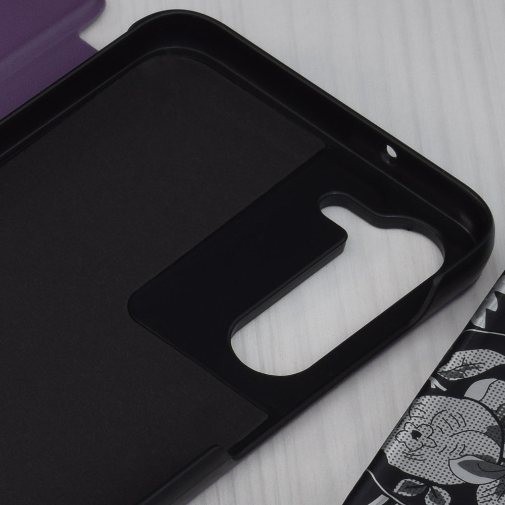 Husa de protectie Techsuit eFold Series compatibila cu Samsung Galaxy S23 Plus, acoperire spate, mov
