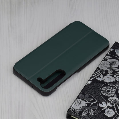 Husa de protectie Techsuit eFold Series compatibila cu Samsung Galaxy S23 Plus, acoperire spate, verde inchis