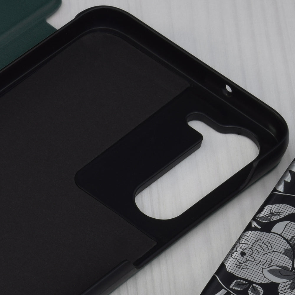 Husa de protectie Techsuit eFold Series compatibila cu Samsung Galaxy S23 Plus, acoperire spate, verde inchis