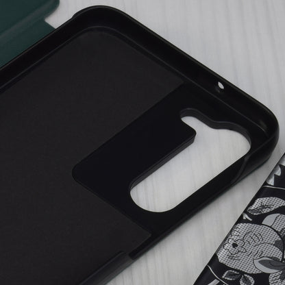 Husa de protectie Techsuit eFold Series compatibila cu Samsung Galaxy S23 Plus, acoperire spate, verde inchis