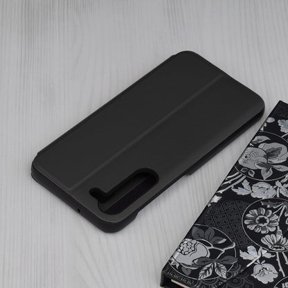 Husa de protectie Techsuit eFold Series compatibila cu Samsung Galaxy S23 Plus, acoperire spate, negru