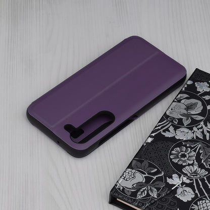Husa de protectie Techsuit eFold Series compatibila cu Samsung Galaxy S23, acoperire spate, mov