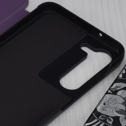Husa de protectie Techsuit eFold Series compatibila cu Samsung Galaxy S23, acoperire spate, mov