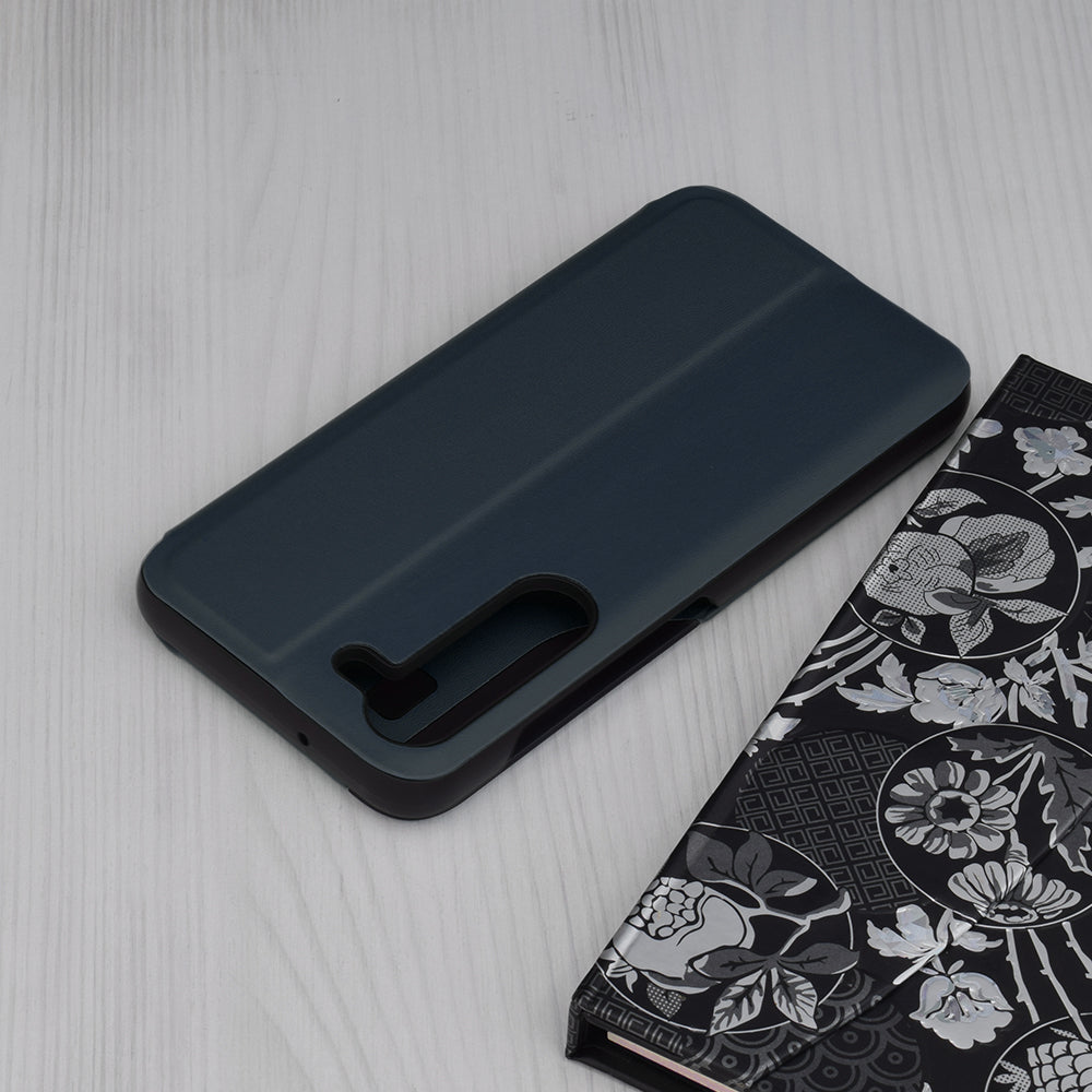 Husa de protectie Techsuit eFold Series compatibila cu Samsung Galaxy S23, acoperire spate, albastru