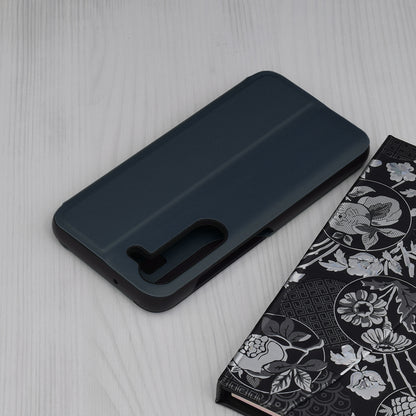 Husa de protectie Techsuit eFold Series compatibila cu Samsung Galaxy S23, acoperire spate, albastru