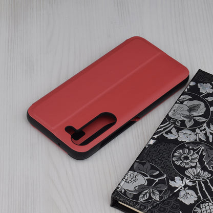 Husa de protectie Techsuit eFold Series compatibila cu Samsung Galaxy S23, acoperire spate, rosu