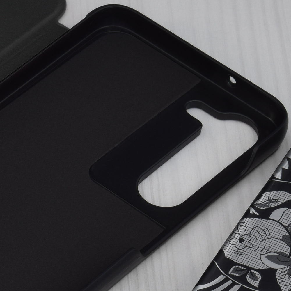 Husa de protectie Techsuit eFold Series compatibila cu Samsung Galaxy S23, acoperire spate, negru