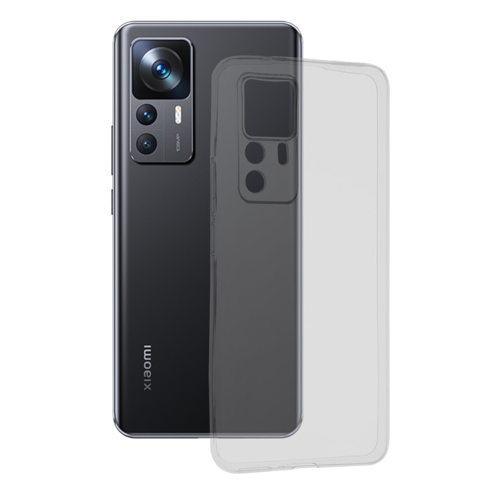 Husa de protectie Techsuit Clear Silicone compatibila cu Xiaomi 12T, acoperire spate, transparent