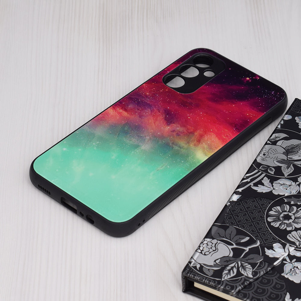 Husa de protectie Techsuit Glaze Series compatibila cu Samsung Galaxy A14 5G, acoperire spate, Fiery Ocean
