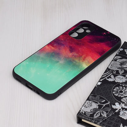 Husa de protectie Techsuit Glaze Series compatibila cu Samsung Galaxy A14 5G, acoperire spate, Fiery Ocean