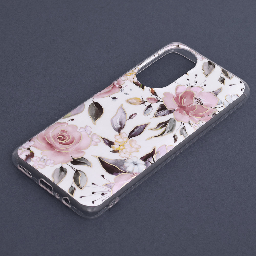 Husa de protectie Techsuit Marble Series compatibila cu Honor Magic5 Lite, acoperire spate, Pink Hex