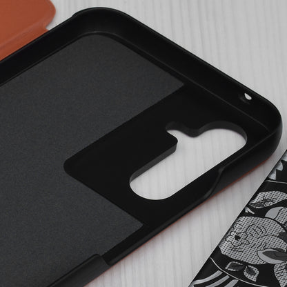 Husa de protectie Techsuit eFold Series compatibila cu Samsung Galaxy A54, acoperire spate, oranj