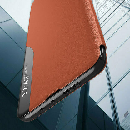 Husa de protectie Techsuit eFold Series compatibila cu Samsung Galaxy A54, acoperire spate, oranj
