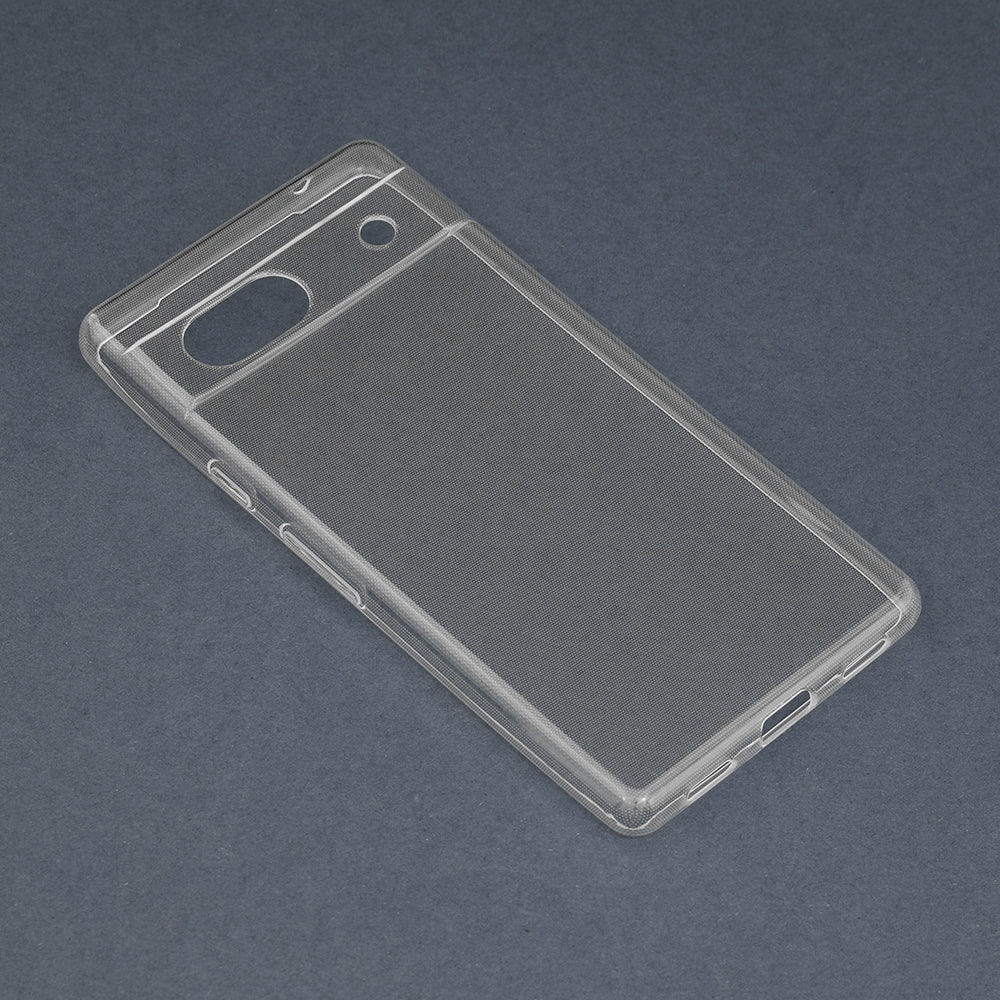 Husa de protectie Techsuit Clear Silicone compatibila cu Google Pixel 7a, acoperire spate, transparent