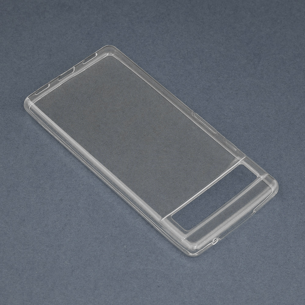 Husa de protectie Techsuit Clear Silicone compatibila cu Google Pixel 6a, acoperire spate, transparent