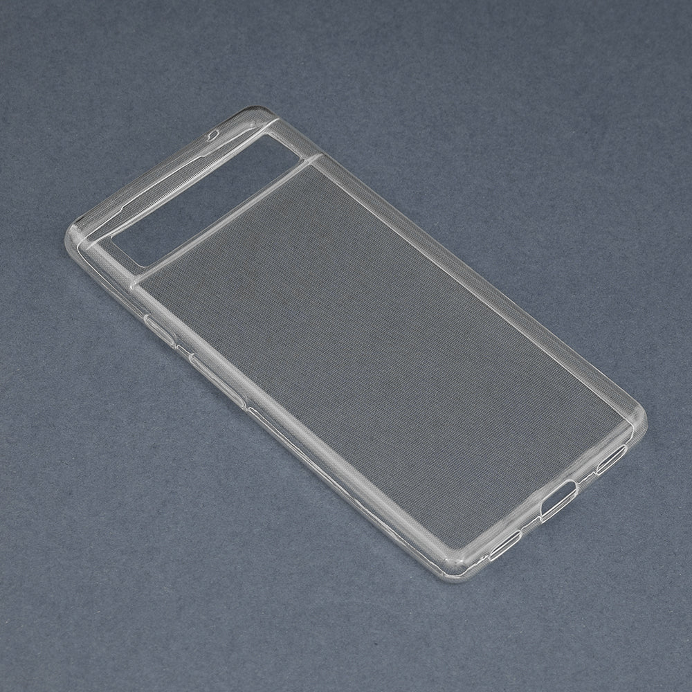 Husa de protectie Techsuit Clear Silicone compatibila cu Google Pixel 6a, acoperire spate, transparent