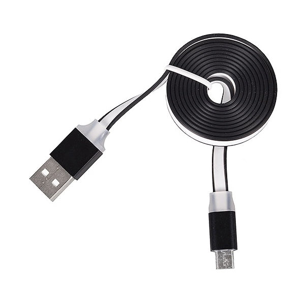 Cablu Date & Incarcare MicroUSB Slim (Negru)