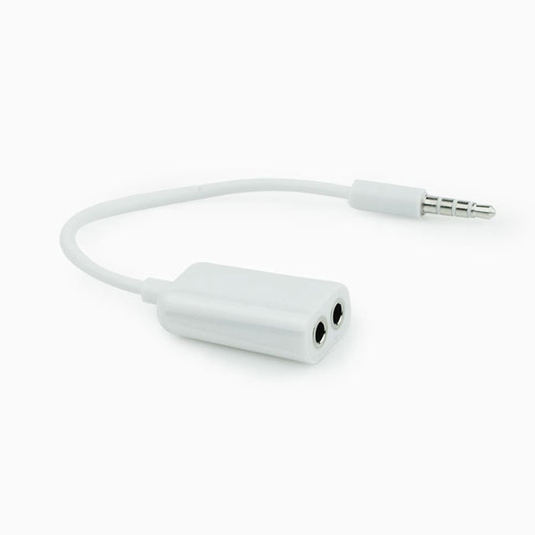 Adaptor Casti Dual (Alb)