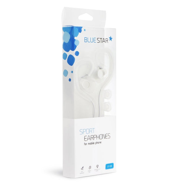 Casti Telefon Sport (Alb) Blue Star SP-80