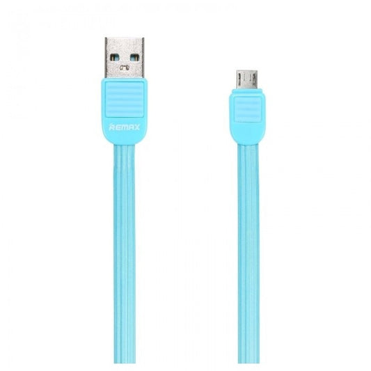 Cablu Date & Incarcare MicroUSB (Albastru) REMAX PUF RC-045M