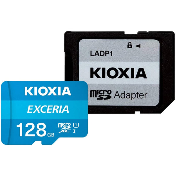 Card MicroSD 128GB + Adaptor Clasa 10 Kioxia