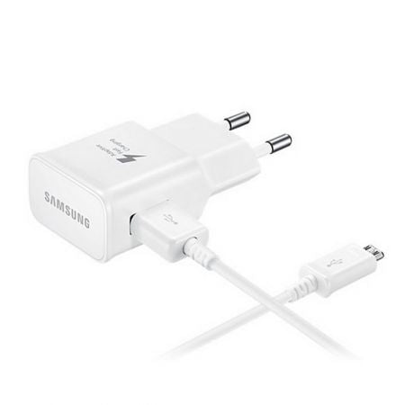 Incarcator Original SAMSUNG 2A + Cablu MicroUSB (Alb) EP-TA20EWE