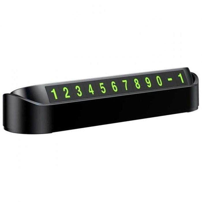 Suport Numar Telefon Retractabil (Negru)